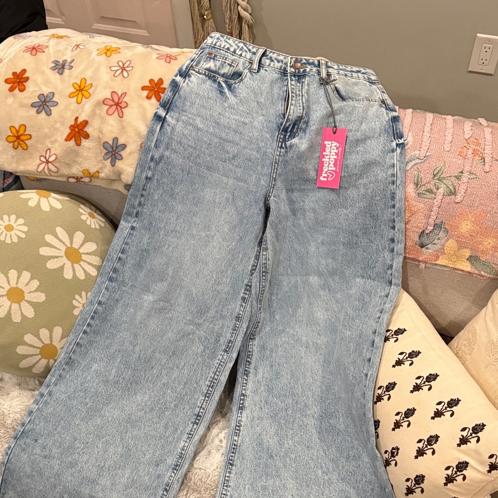 Women's Light Blue Flare Jeans
